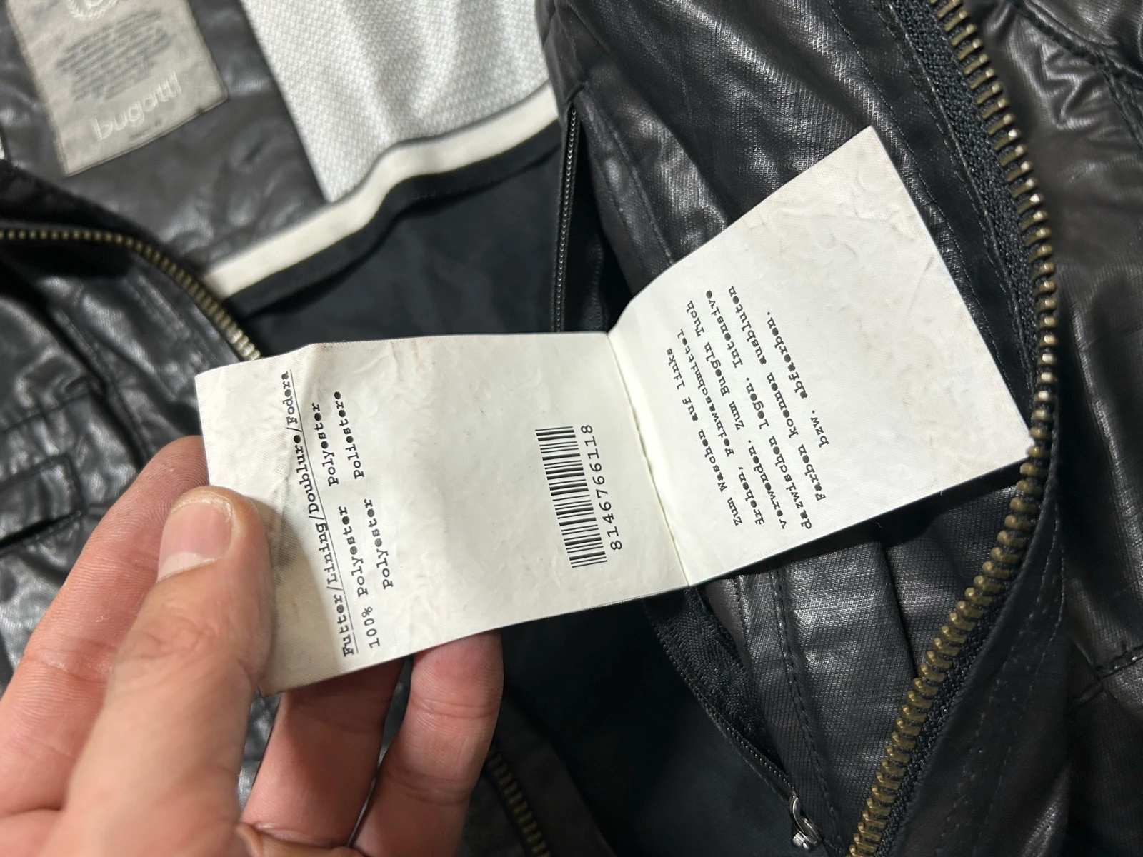 Bugatti 00s vintage Y2K veste ample classique – photo 6